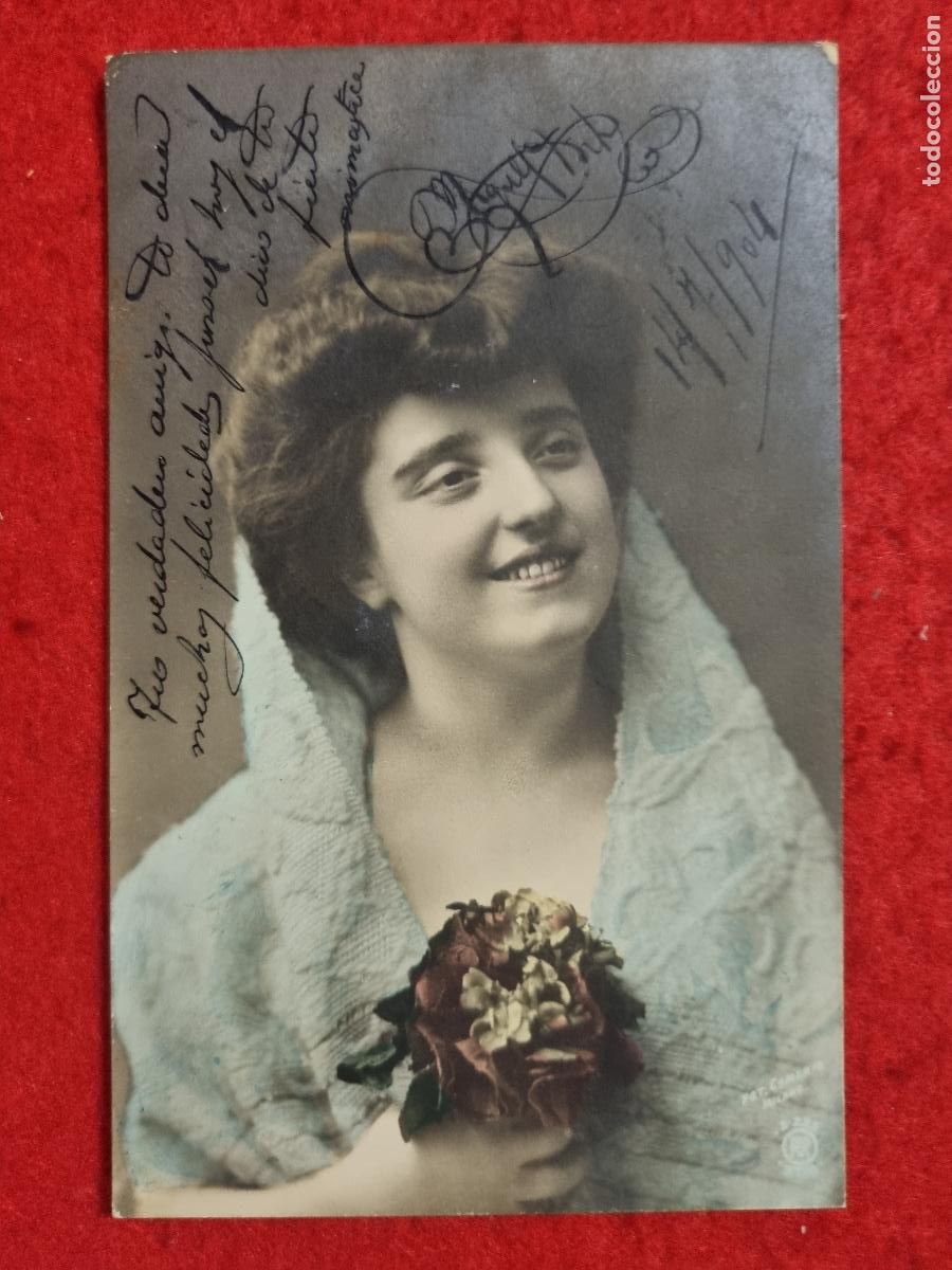 Postales: POSTAL ACTRIZ TEATRO CUPLETISTA DESCONOZCO ANTIGUA ORIGINAL P2356