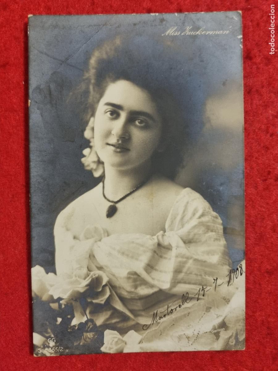 Postales: POSTAL ACTRIZ TEATRO CUPLETISTA MISS ZUCHERMAN ANTIGUA ORIGINAL P2358