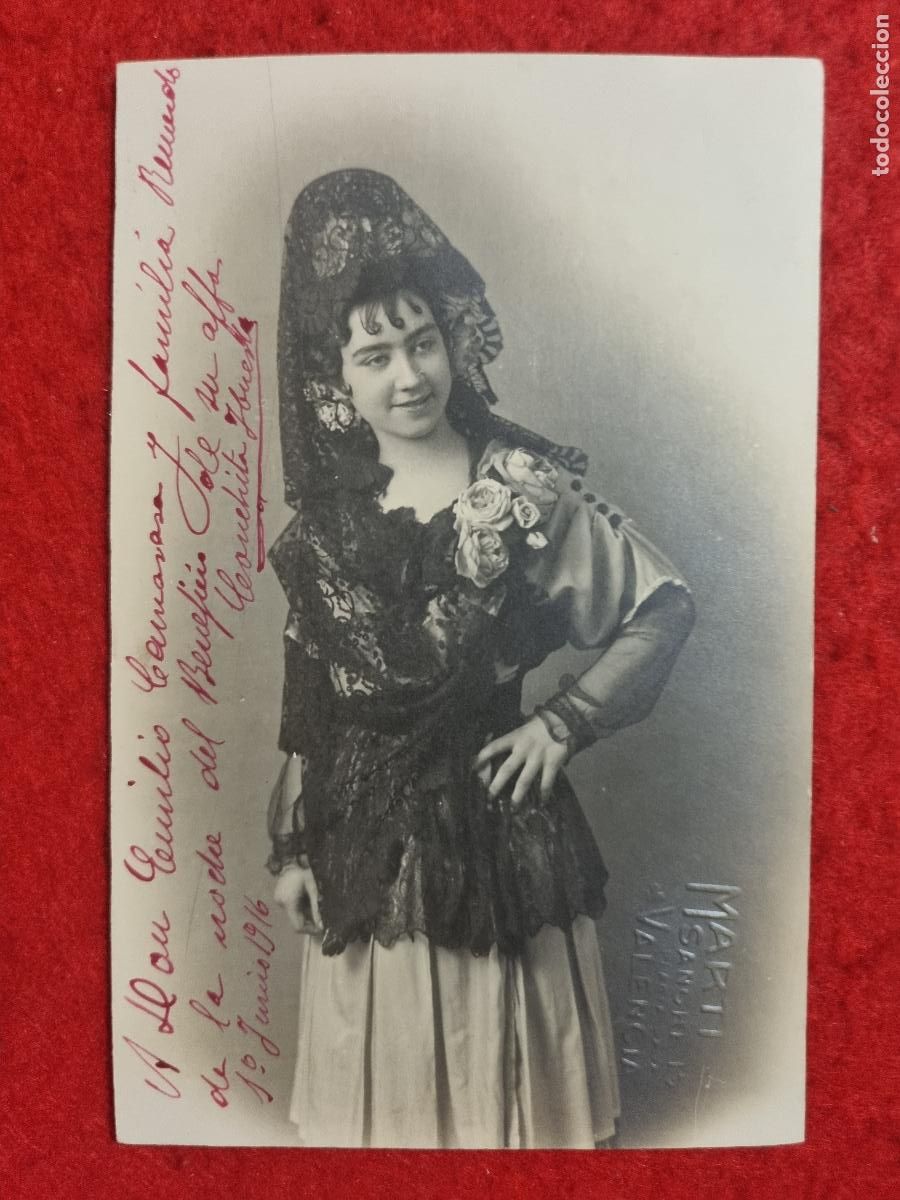 Postales: POSTAL ACTRIZ TEATRO CUPLETISTA CONCHITA CON AUTOGRAFO ANTIGUA ORIGINAL P2362