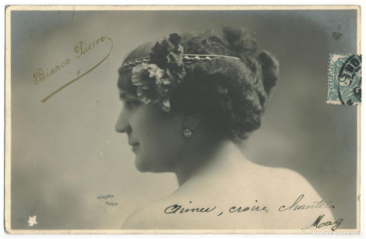 Postales: Actriz PIERRE, Blanca_&Eacute;toile. 621-32. Photo Wal&eacute;ry