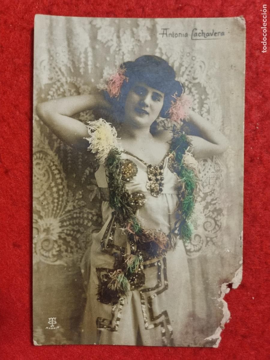 Postales: POSTAL ACTRIZ TEATRO CUPLETISTA ANTONIA LACHAVERA ANTIGUA ORIGINAL P2380