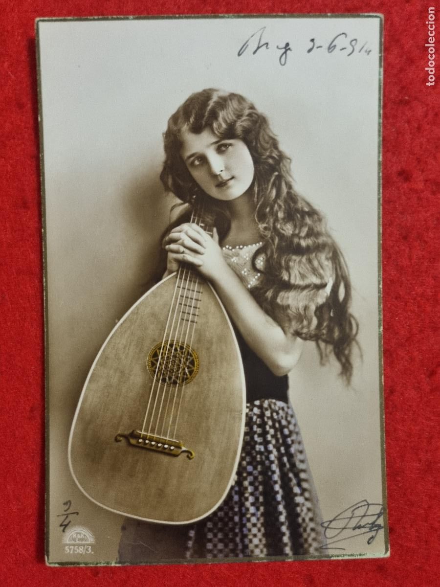 Postales: POSTAL ACTRIZ TEATRO CUPLETISTA MI&Ntilde;ON ANTIGUA ORIGINAL P2381