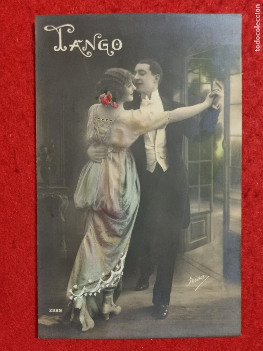 Postales: POSTAL ACTRIZ TEATRO CUPLETISTA BAILANDO TANGO ANTIGUA ORIGINAL P2382