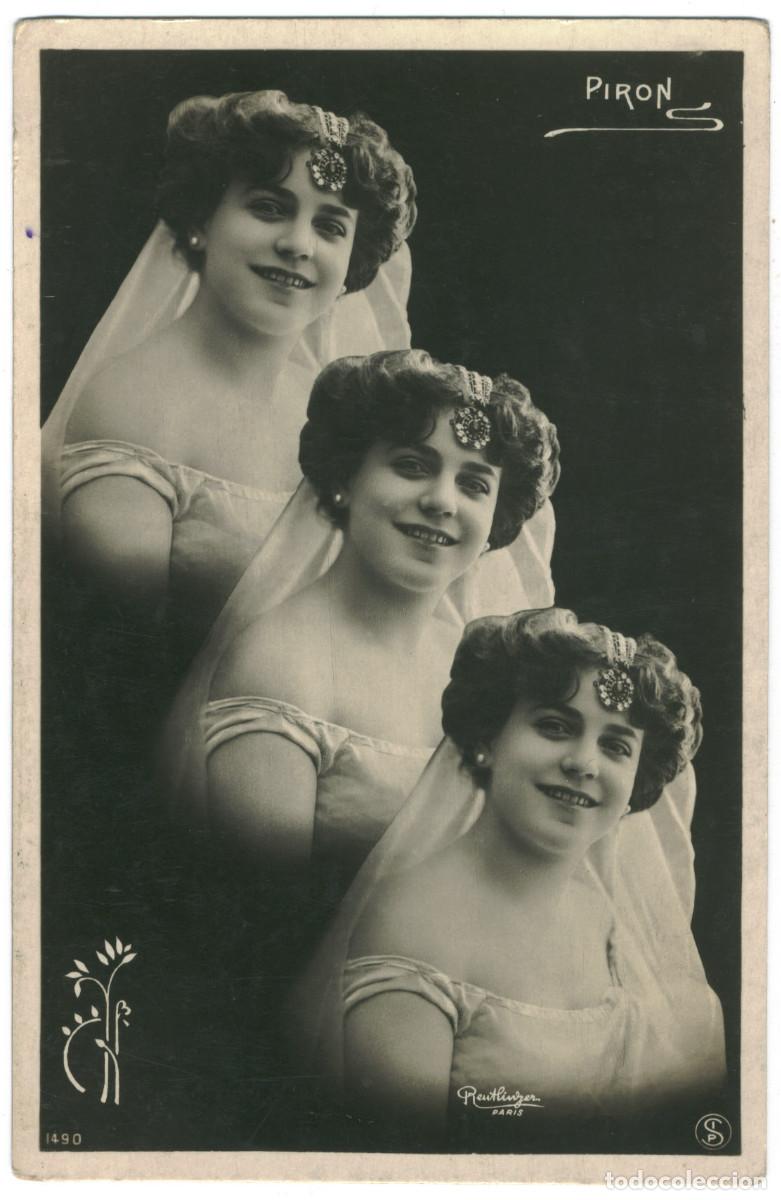 Postales: Actriz PIRON_SIP. 1490. Photo Reutlinger