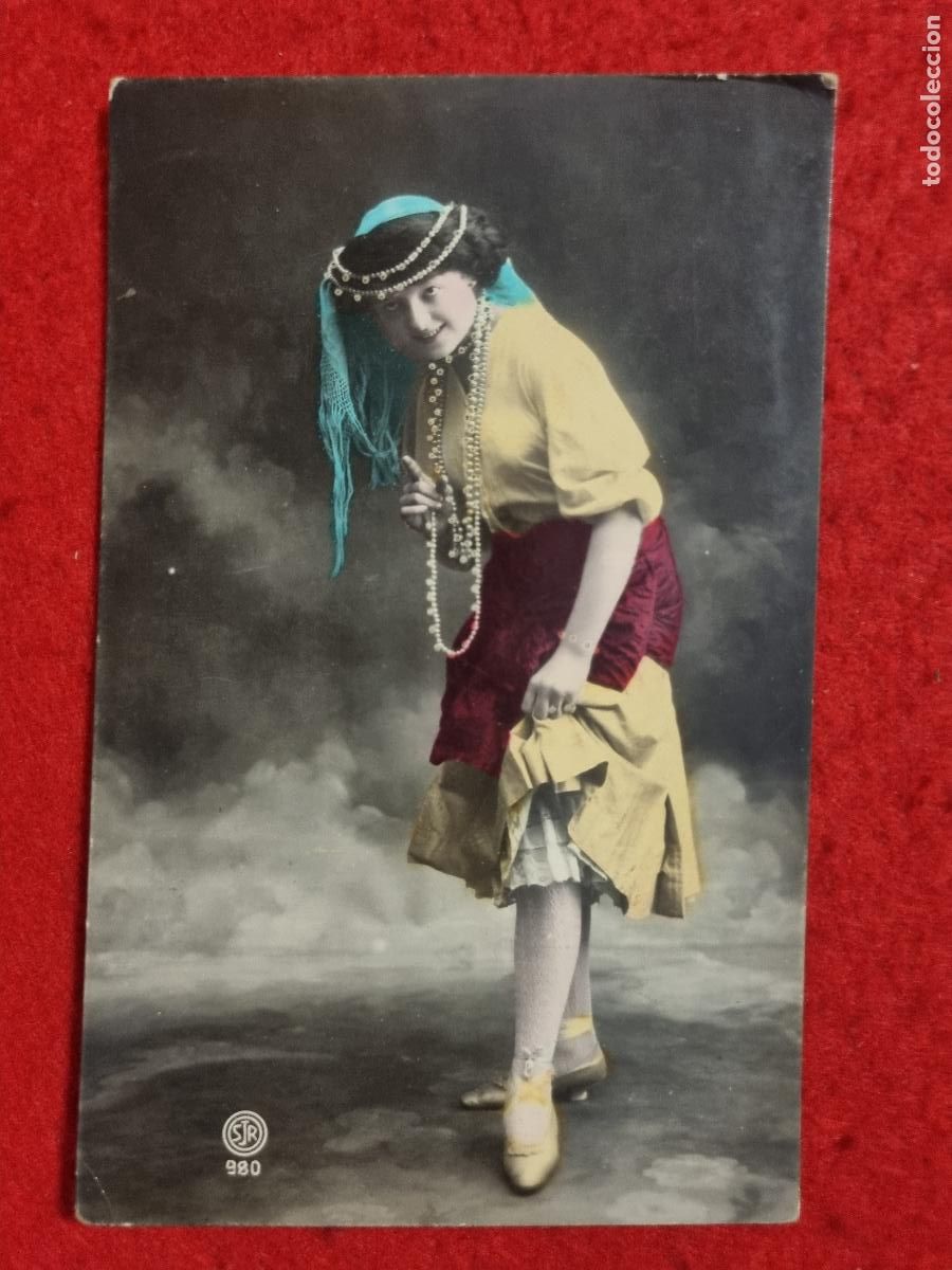 Postales: POSTAL ACTRIZ TEATRO CUPLETISTA DESCONOZCO ANTIGUA ORIGINAL P2389