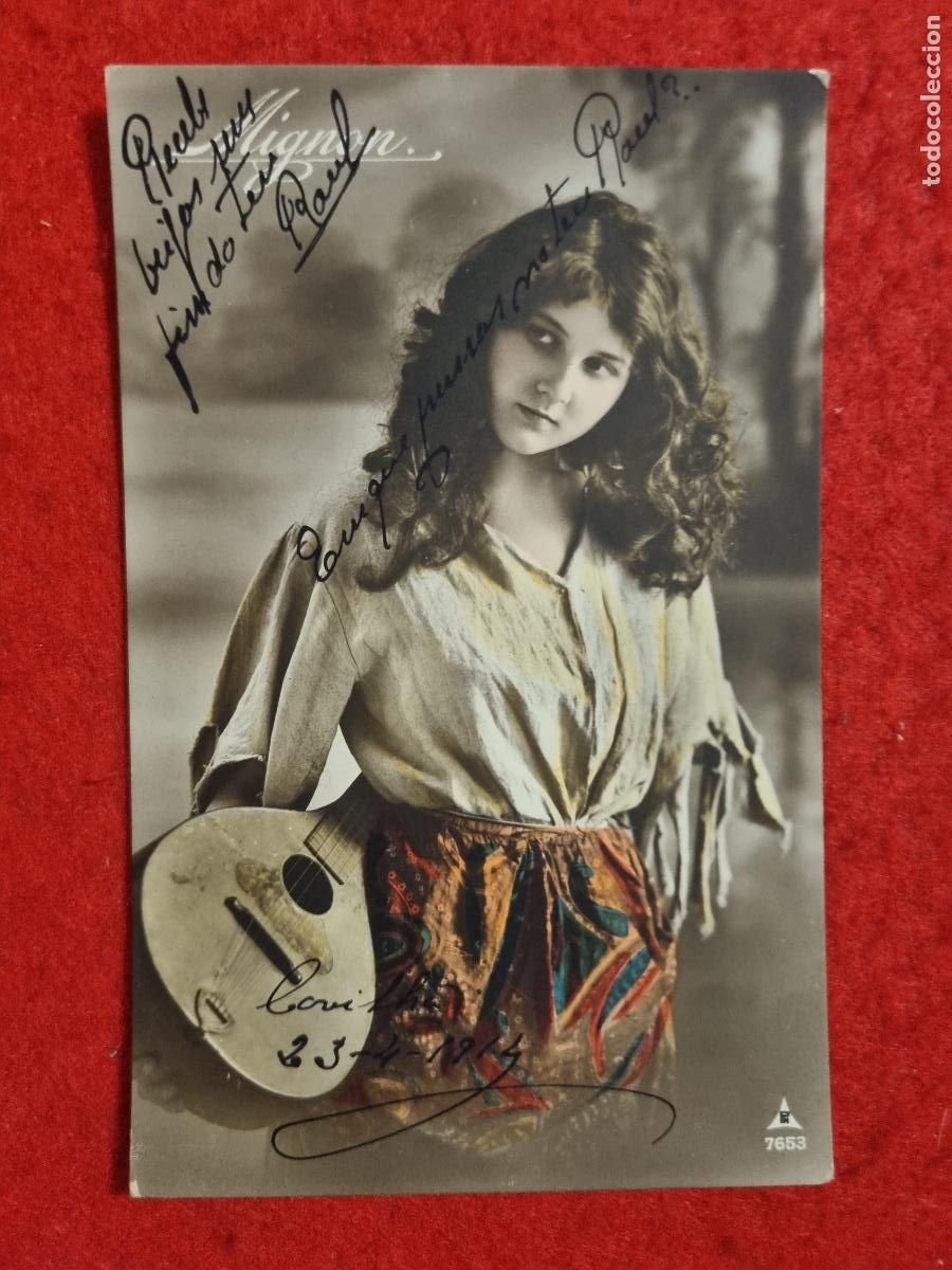 Postales: POSTAL ACTRIZ TEATRO CUPLETISTA MIGNON ANTIGUA ORIGINAL P2390