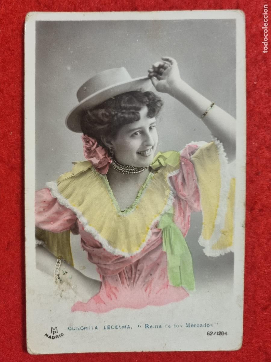 Postales: POSTAL ACTRIZ TEATRO CUPLETISTA CONCHITA LEDESMA ANTIGUA ORIGINAL P2394
