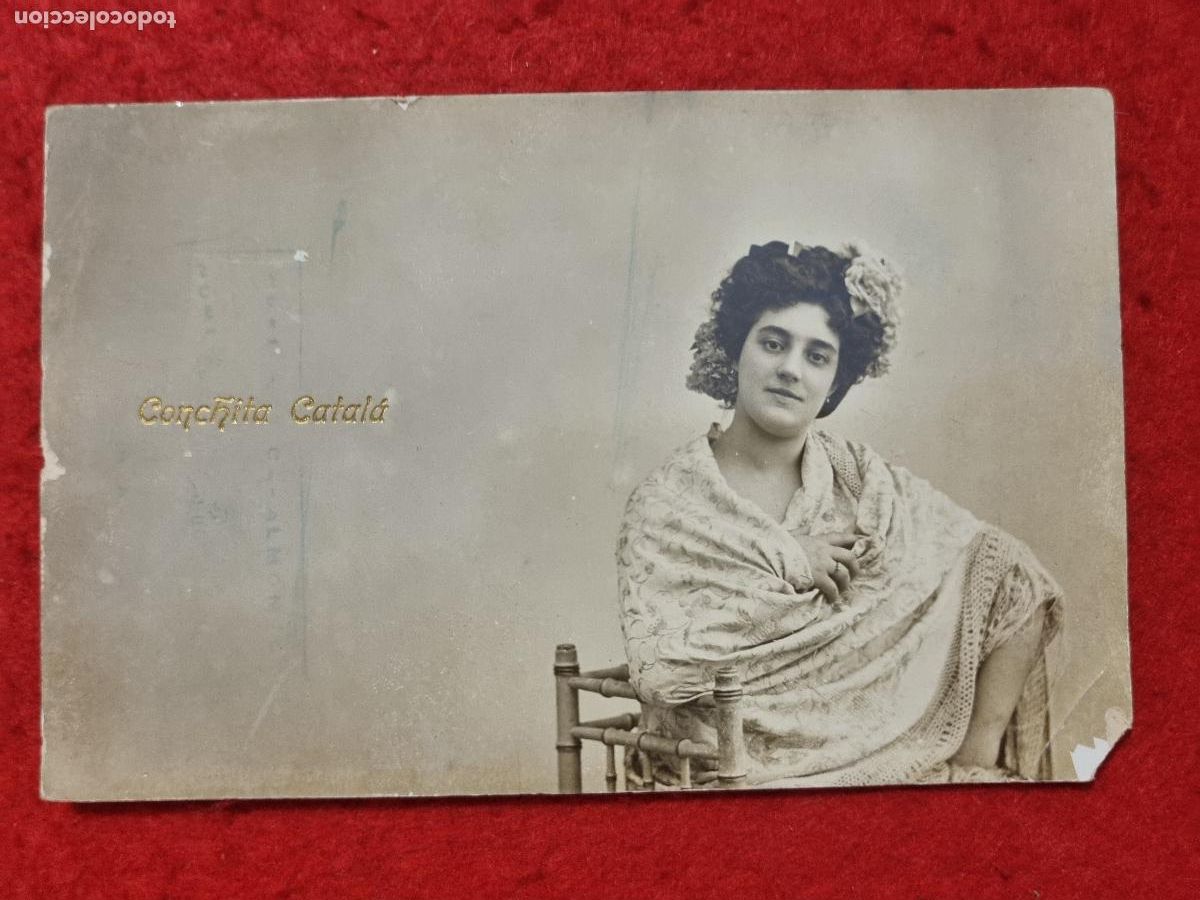 Postales: POSTAL ACTRIZ TEATRO CUPLETISTA CONCHITA CATALA ANTIGUA ORIGINAL P2395