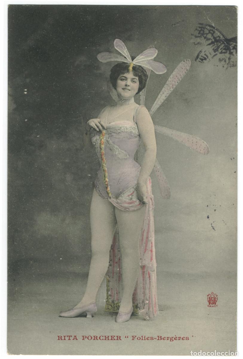 Postales: Actriz PORCHER, Rita_HS. Folies Berg&egrave;res