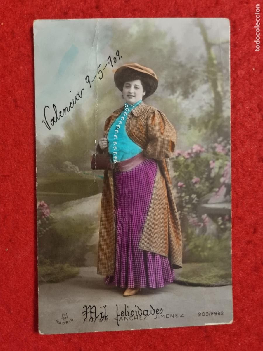 Postales: POSTAL ACTRIZ TEATRO CUPLETISTA SANCHEZ JIMENEZ ANTIGUA ORIGINAL P2397