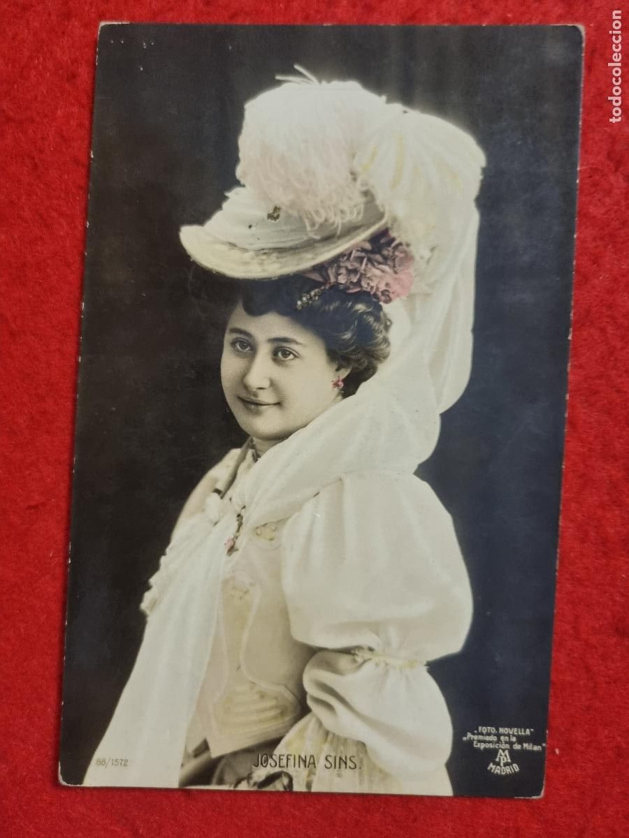 Postales: POSTAL ACTRIZ TEATRO CUPLETISTA JOSEFINA SINS ANTIGUA ORIGINAL P2399