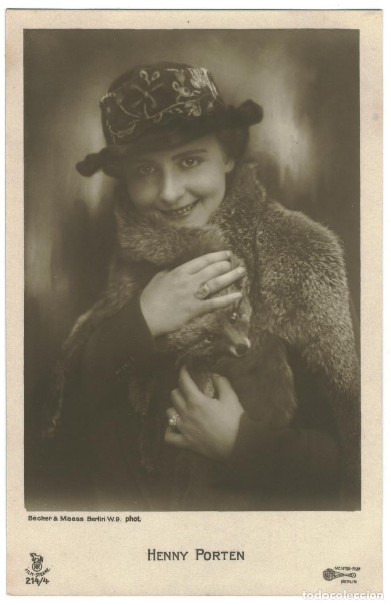 Postales: Actriz PORTEN, Henny_Film Sterne. 214-4. Photo Becker & Maass