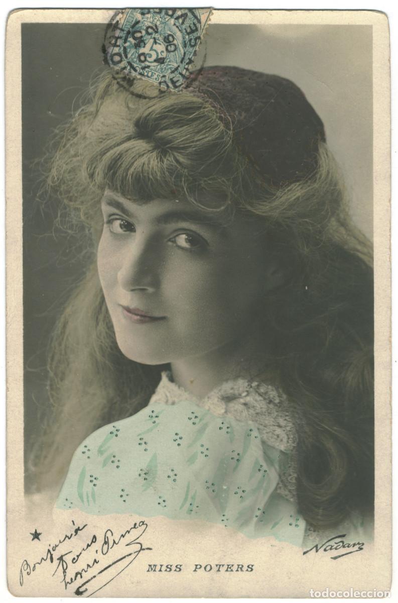Postales: Actriz POTERS, Miss_&Eacute;tolie. Photo Nadar