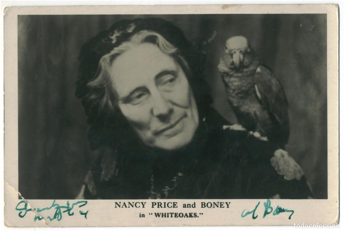Postales: Actriz PRICE, Nancy_Sin datos. And Boney in Whiteoaks