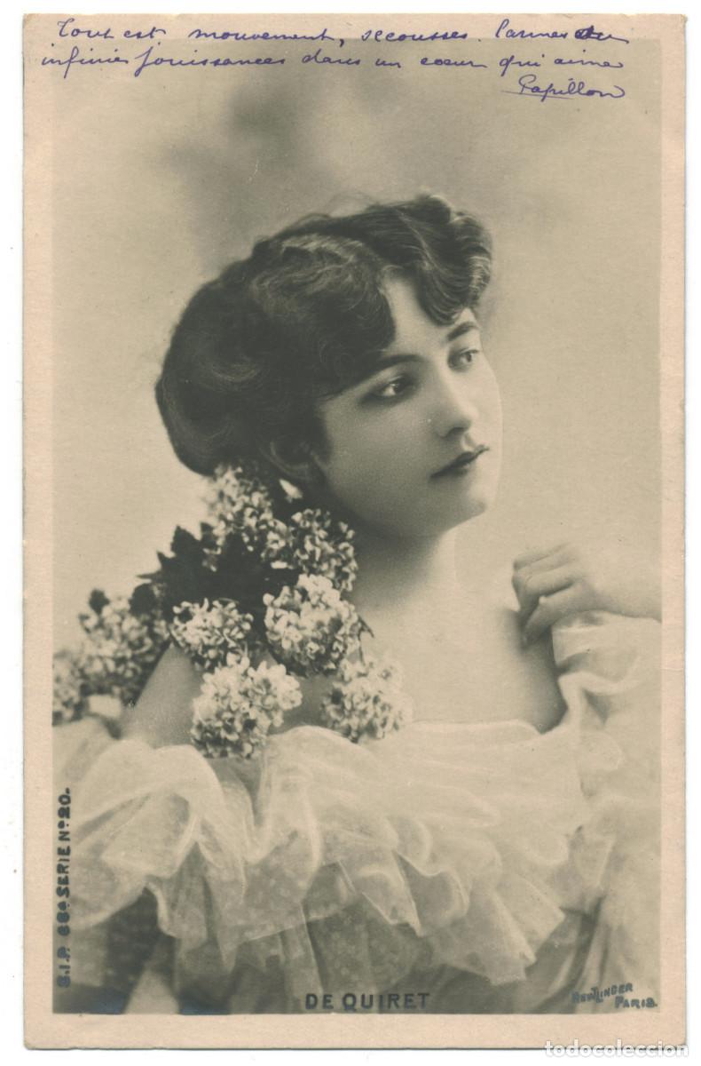 Postales: Actriz QUIRET, de_SIP. 68-20. Photo Reutlinger