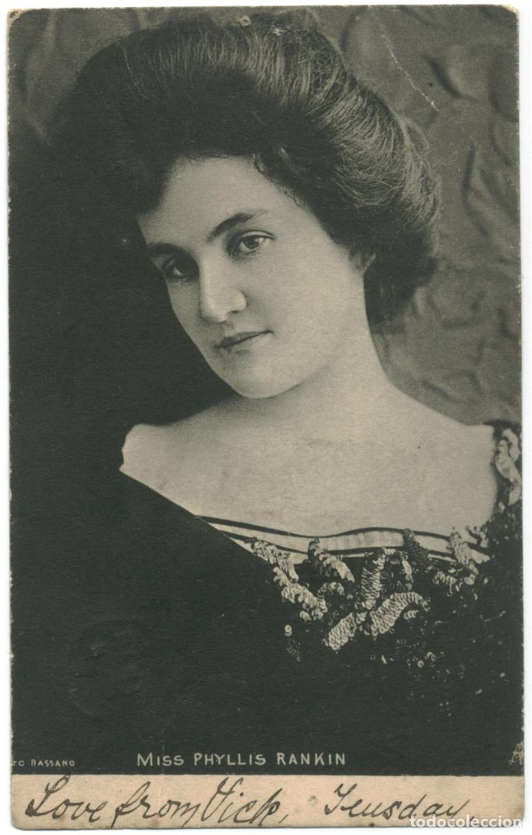 Postales: Actriz RANKIN, Phyllis_Rapahel Tuck (Celebrities of the Stage; 1053). Photo Bassano