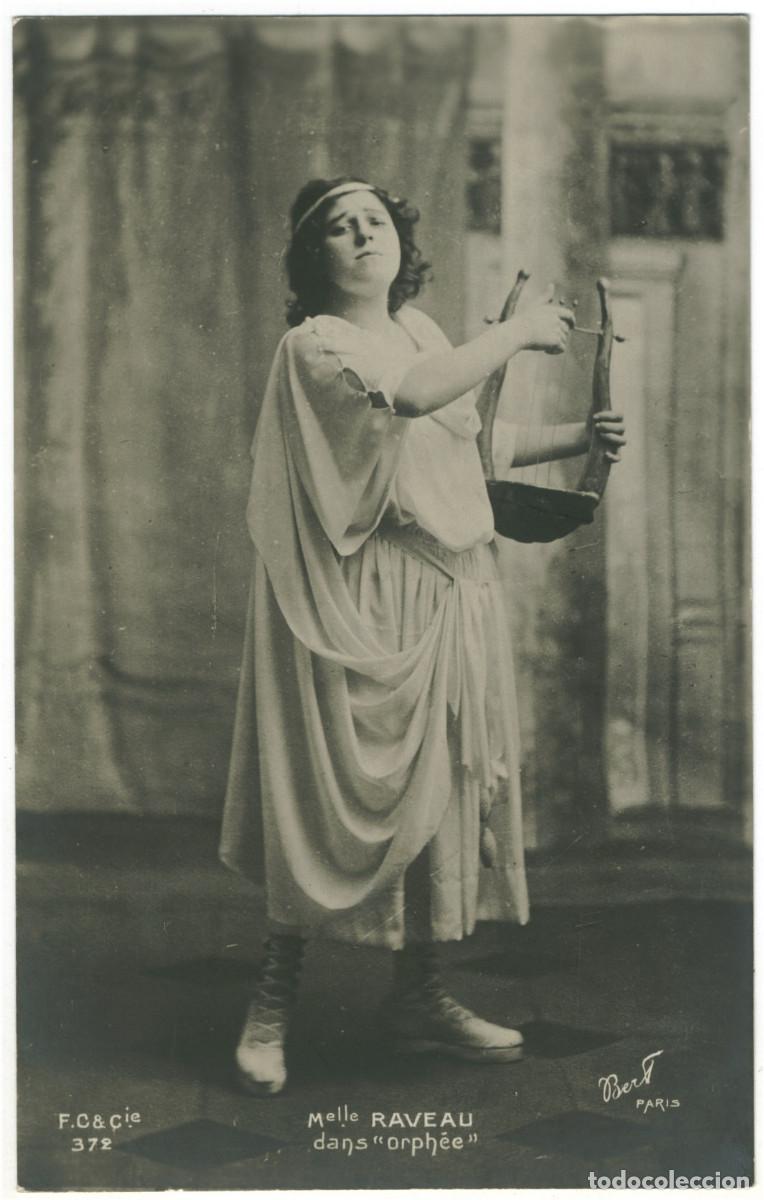 Postales: Actriz RAVEAU, Alice_F.C.. 371. In Orph&eacute;e. Photo Bert