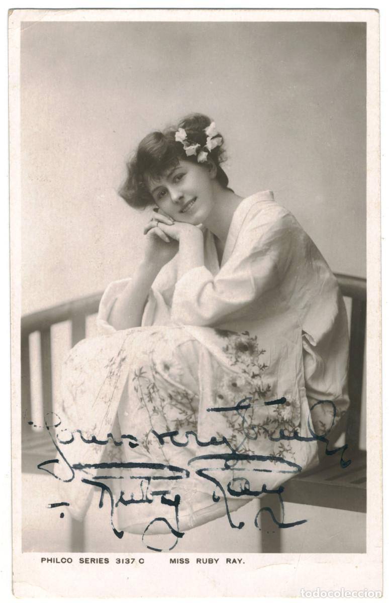 Postales: Actriz RAY, Ruby_Philco. 3137 C. Signed Autograph Firmada