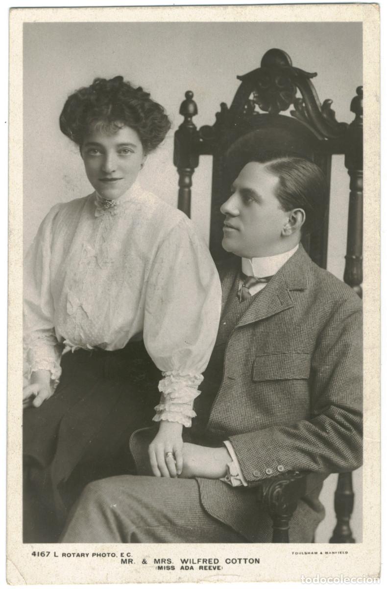 Postales: Actores REEVE, Ada & COTTON, Wilfred_Rotary. 4167 L. Photo Foulsham & Banfield