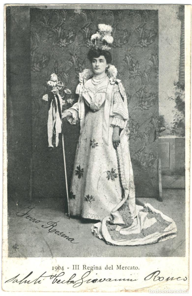 Postales: Actriz ROSINA, Jerro_Arti Grafiche (Torino). III Regina del Mercato 1904. Photo EF