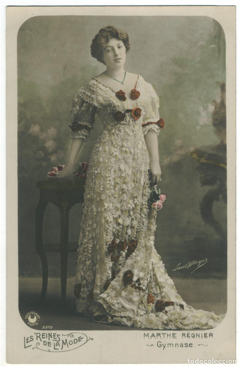 Postales: Actriz R&Eacute;GNIER, Marthe_Croissant. 3375. Gimnase. Les reines de la mode. Photo Saul Boyer