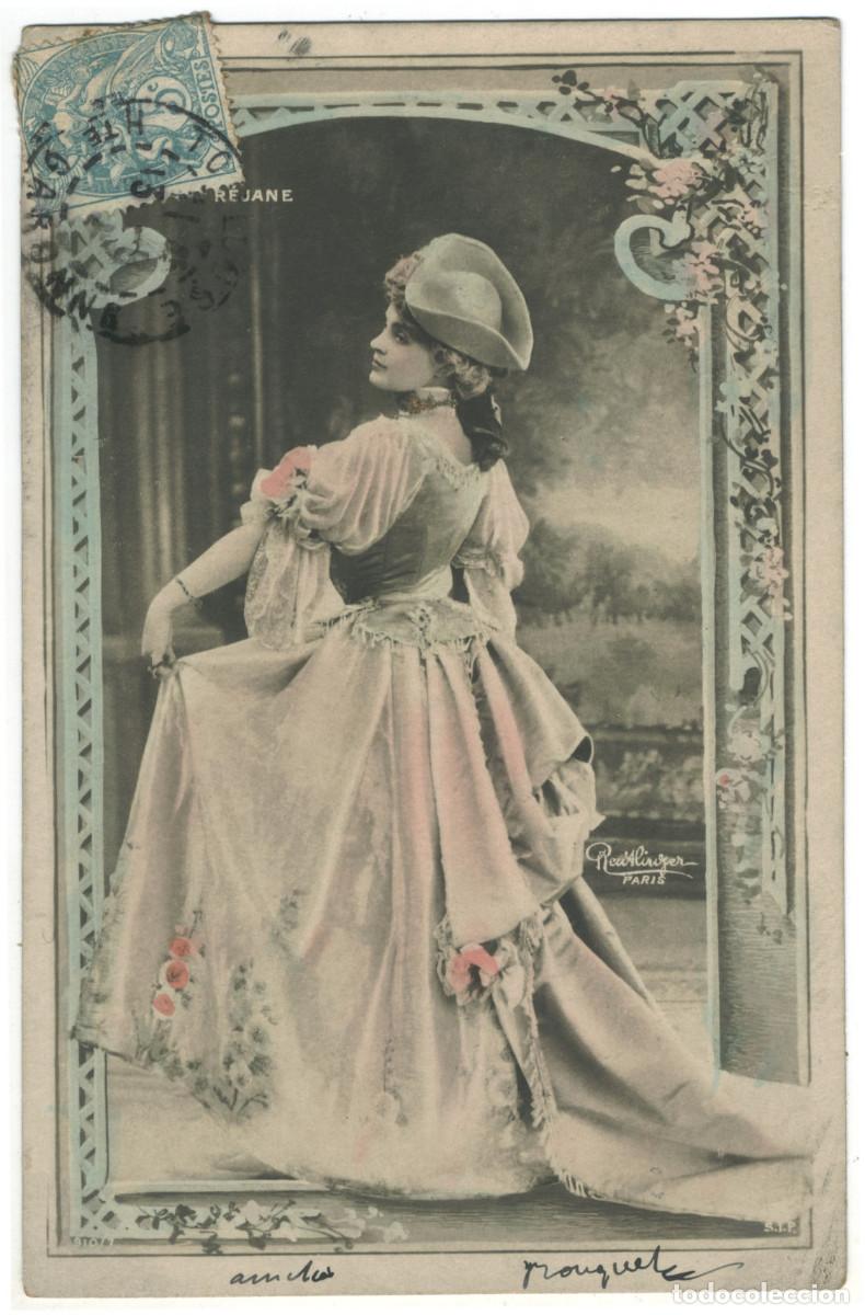 Postales: Actriz R&Eacute;JANE-POREL, M. (Gabrielle REJU)_SIP. 910-7. Photo Reutlinger