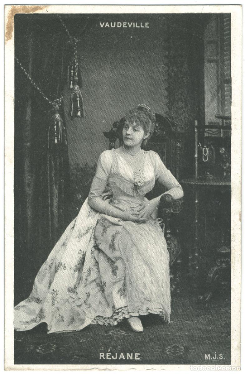 Postales: Actriz R&Eacute;JANE-POREL, M. (Gabrielle REJU)_MJS. Vaudeville