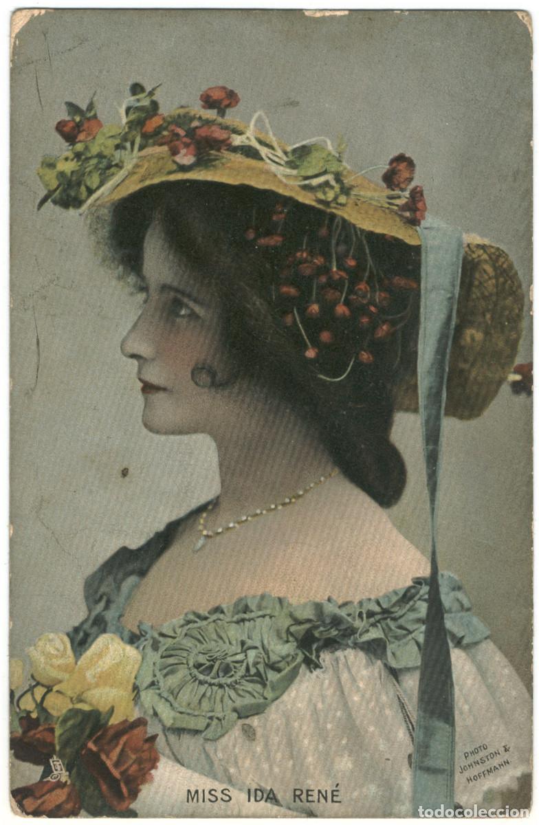 Postales: Actriz REN&Eacute;, Ida_Raphael Tuck Photochrome (Celebrities of the Stage; 4415). Photo Johnston & Hoffman