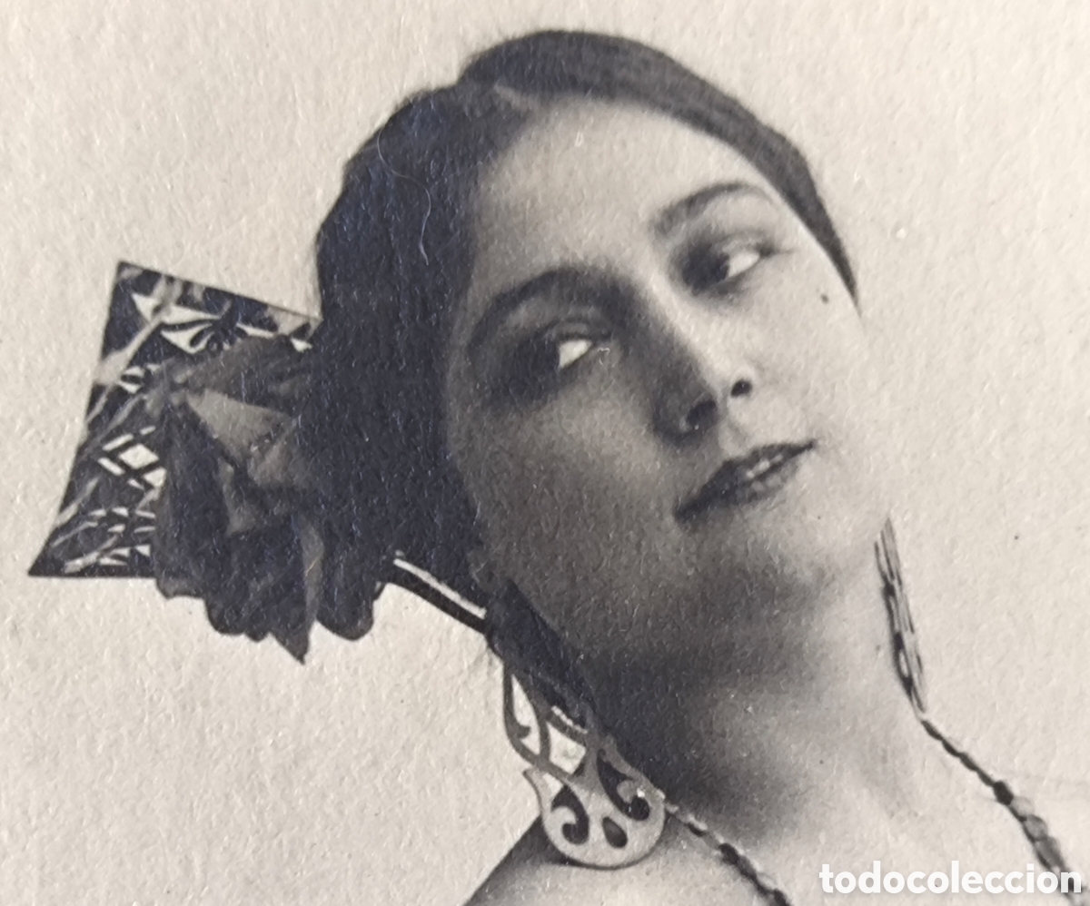 Postales: CARMEN MART&Iacute; ARTISTA BAILARINA CUPL&Eacute; POSTAL FOTOGR&Aacute;FICA FOT&Oacute;GRAFO CARRERA BARCELONA C. 1915
