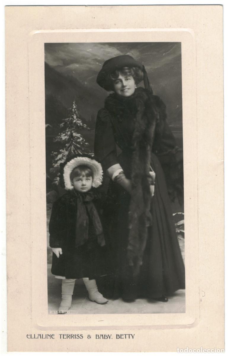 Postales: Actriz TERRISS, Ellaline_Rotary (Boudoir Plate Sunk; 1844 C). Photo Foulsham & Banfield