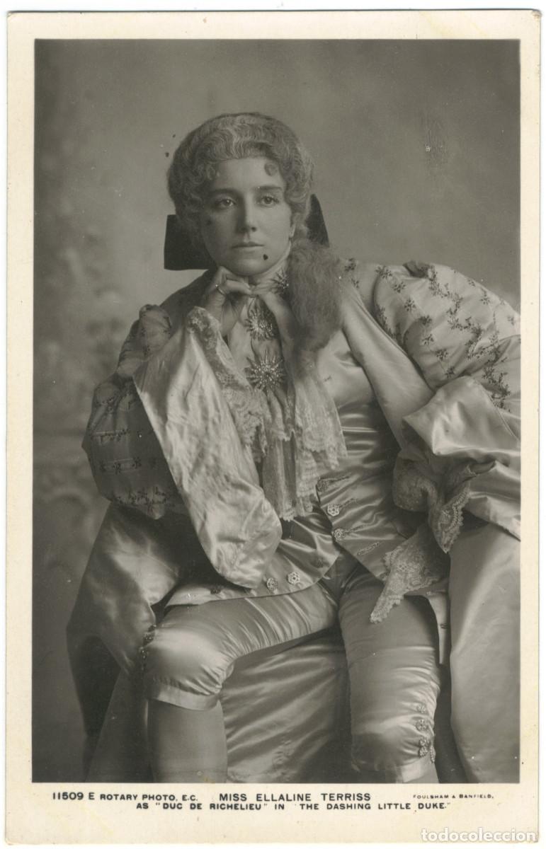 Postales: Serie 6 Postales Actriz TERRISS, Ellaline_Rotary. 11509 B, C, E, F, H, I. The Dashing Little Duke