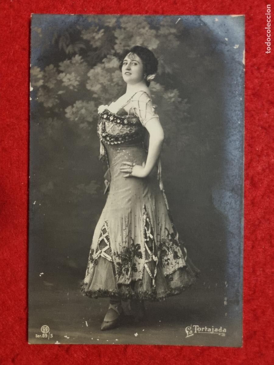 Cartoline: POSTAL ACTRIZ TEATRO CUPLETISTA LA TORTAJADA ANTIGUA ORIGINAL P2407