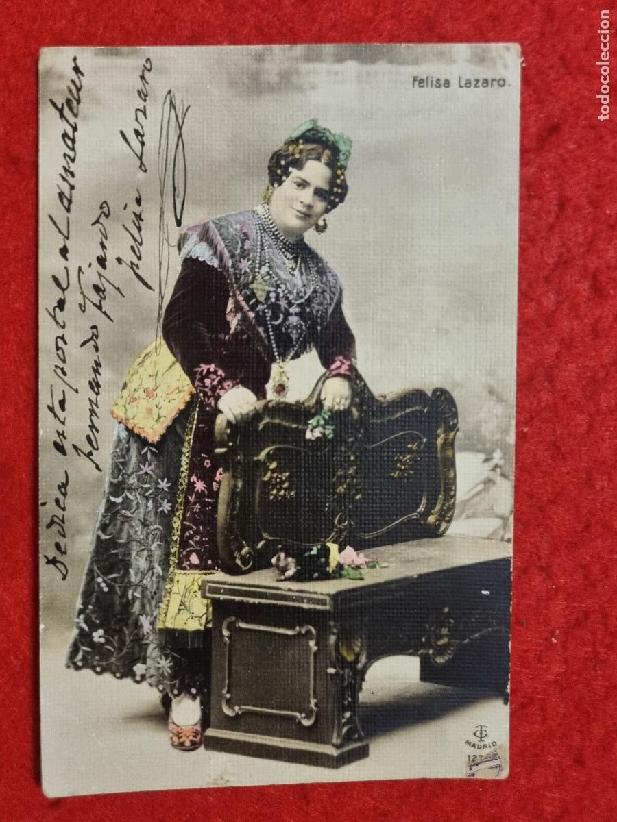 Postcards: POSTAL ACTRIZ TEATRO CUPLETISTA PILAR LAZARO ANTIGUA ORIGINAL P2410