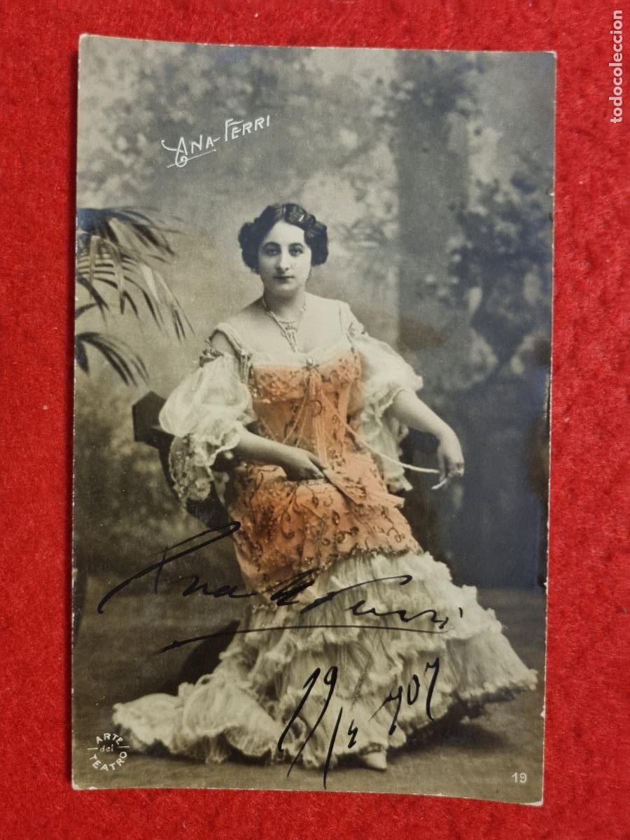 Postcards: POSTAL ACTRIZ TEATRO CUPLETISTA ANA FERRI ANTIGUA ORIGINAL P2412