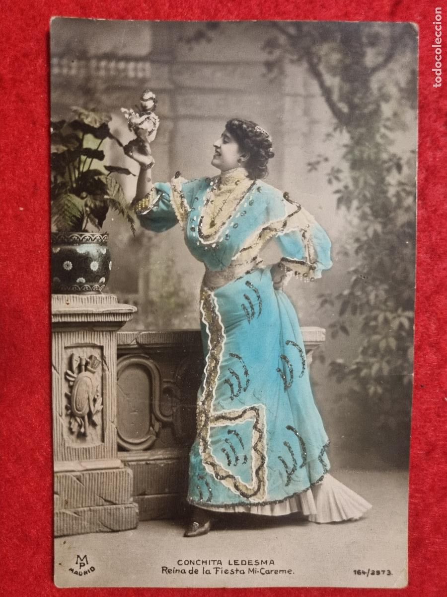 Postales: POSTAL ACTRIZ TEATRO CUPLETISTA CONCHITA LEDESMA ANTIGUA ORIGINAL P2420