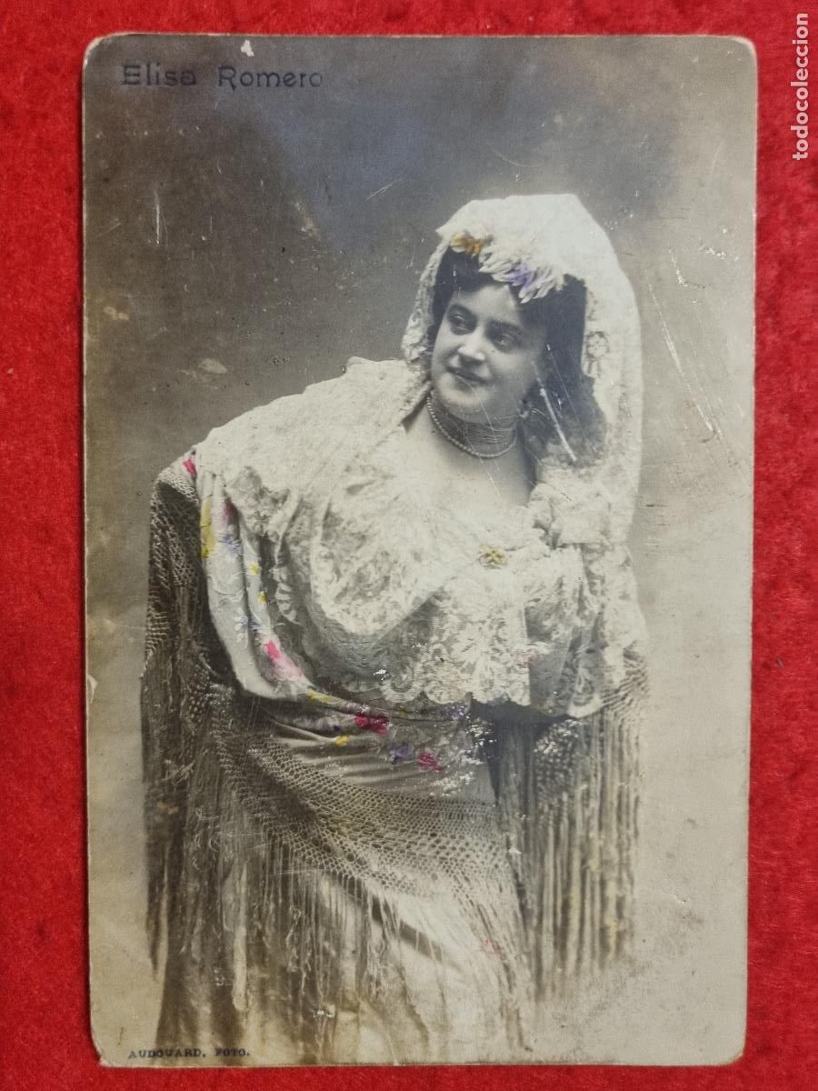 Postales: POSTAL ACTRIZ TEATRO CUPLETISTA ELISA ROMERO ANTIGUA ORIGINAL P2421
