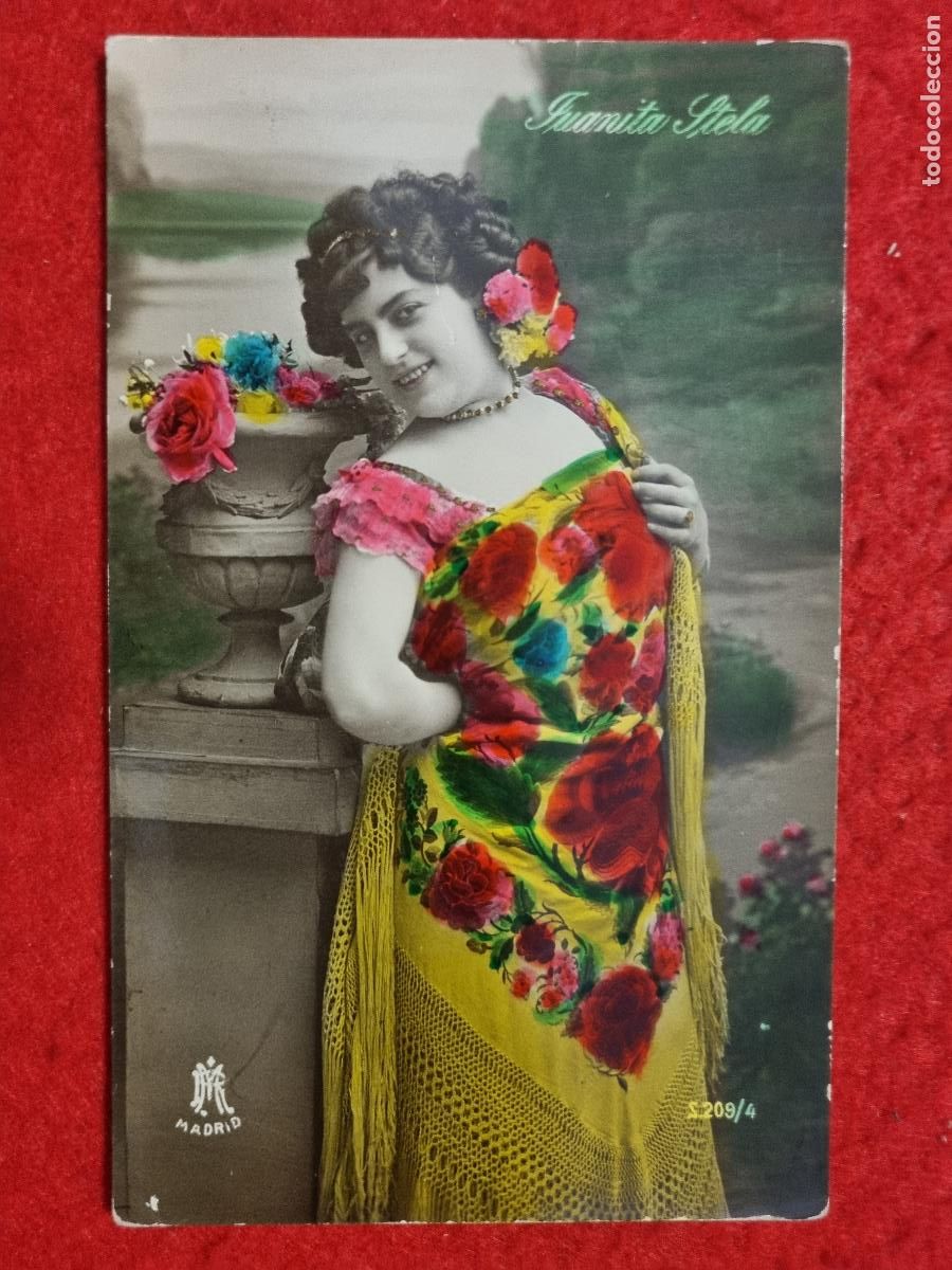 Postales: POSTAL ACTRIZ TEATRO CUPLETISTA JUANITA STELA ANTIGUA ORIGINAL P2422
