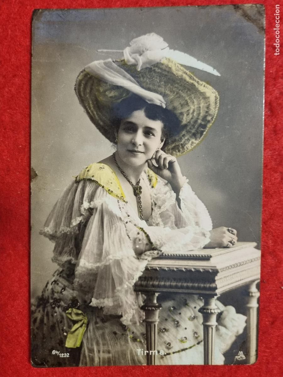 Postales: POSTAL ACTRIZ TEATRO CUPLETISTA TIRMA ANTIGUA ORIGINAL P2423