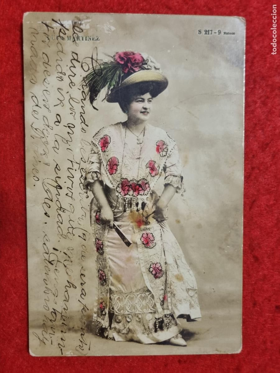 Postales: POSTAL ACTRIZ TEATRO CUPLETISTA PURA MARTINEZ ANTIGUA ORIGINAL P2426
