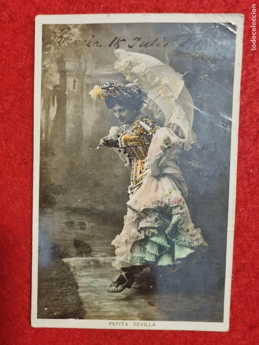 Postales: POSTAL ACTRIZ TEATRO CUPLETISTA PEPITA SEVILLA ANTIGUA ORIGINAL P2428