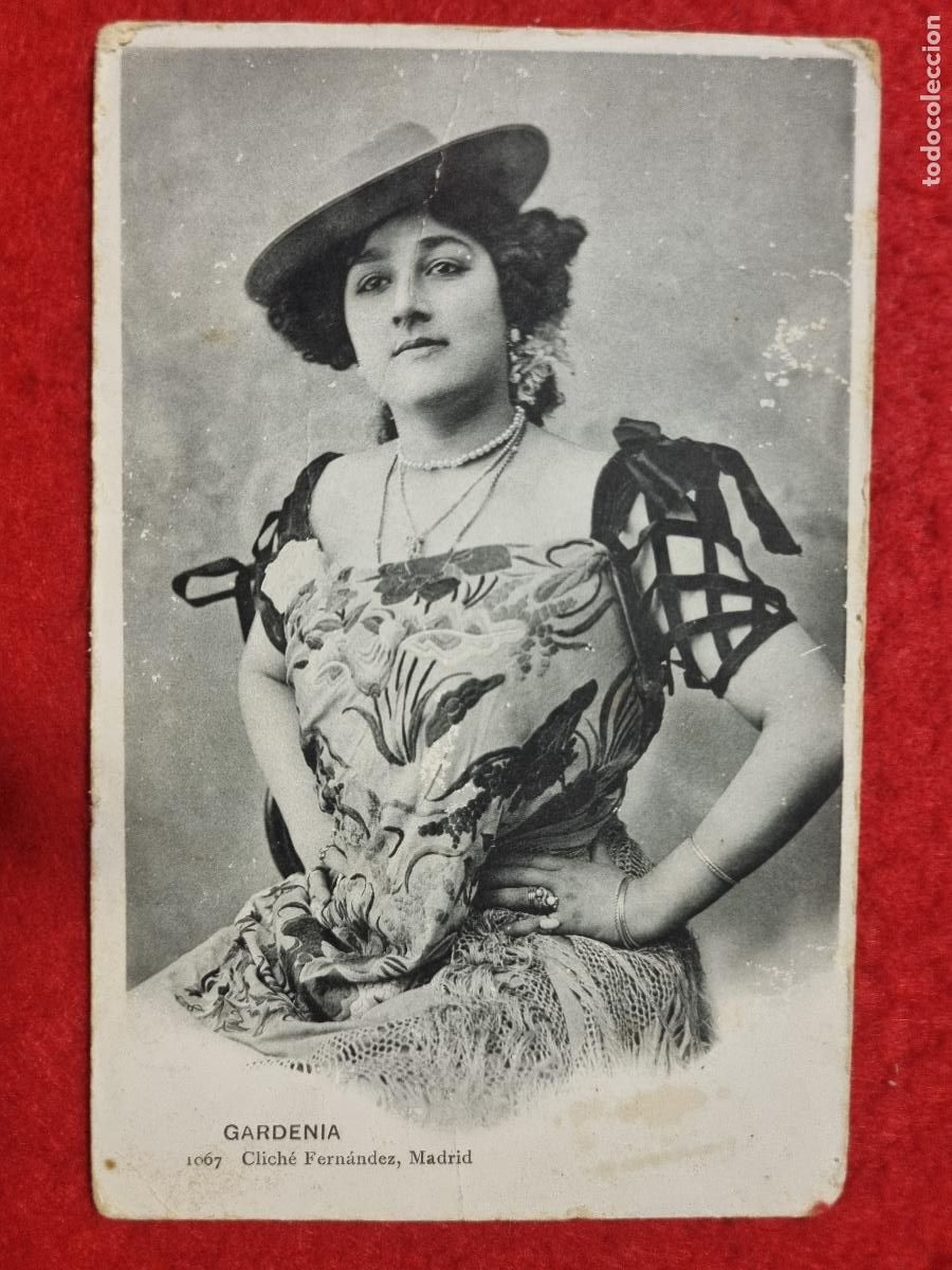 Postales: POSTAL ACTRIZ TEATRO CUPLETISTA GARDENIA ANTIGUA ORIGINAL P2429