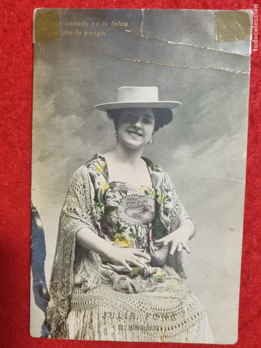 Postales: POSTAL ACTRIZ TEATRO CUPLETISTA JULIA PONS ANTIGUA ORIGINAL P2430