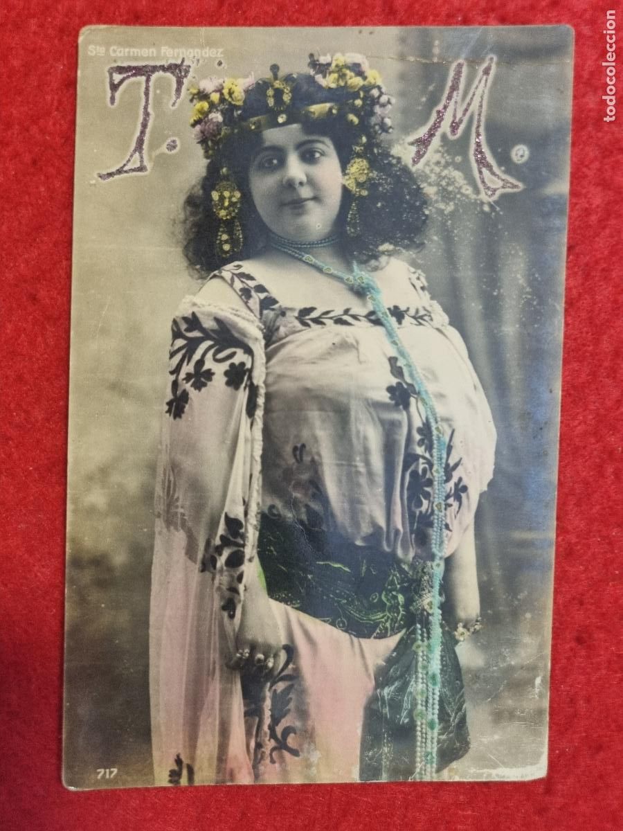 Postales: POSTAL ACTRIZ TEATRO CUPLETISTA CARMEN FERNANDEZ ANTIGUA ORIGINAL P2440