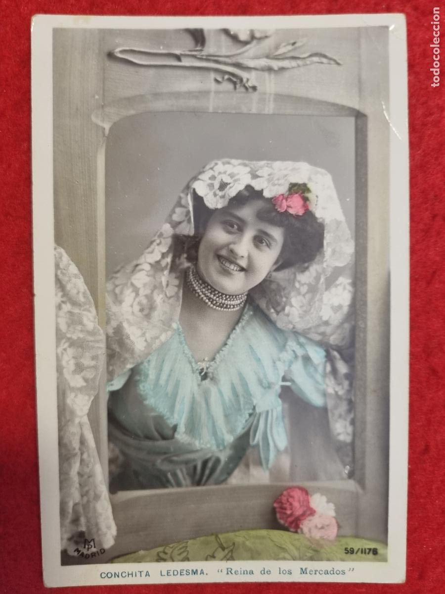 Postales: POSTAL ACTRIZ TEATRO CUPLETISTA CONCHITA LEDESMA ANTIGUA ORIGINAL P2441