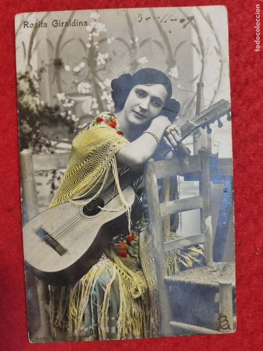 Postales: POSTAL ACTRIZ TEATRO CUPLETISTA ROSITA GIRALDINA ANTIGUA ORIGINAL P2442