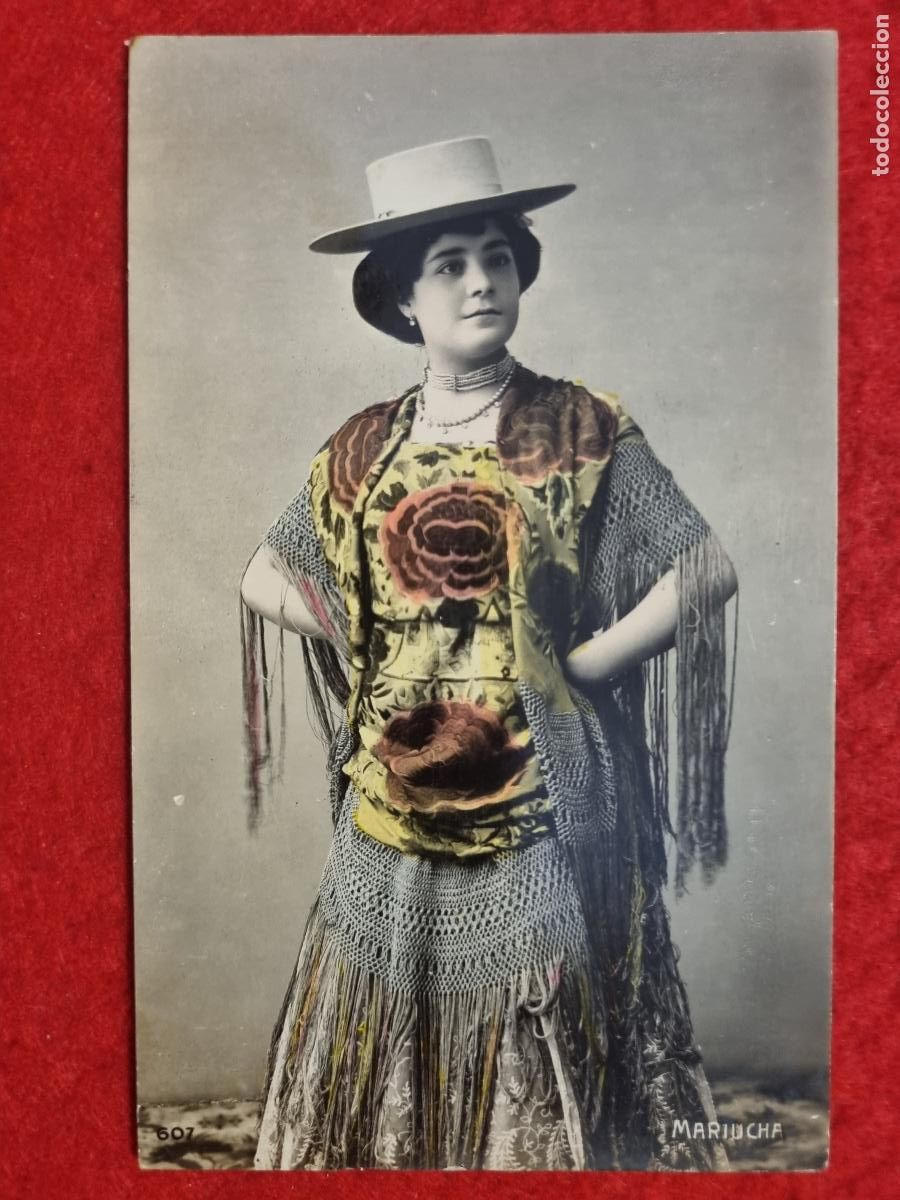 Postales: POSTAL ACTRIZ TEATRO CUPLETISTA MARIUCHA ANTIGUA ORIGINAL P2444