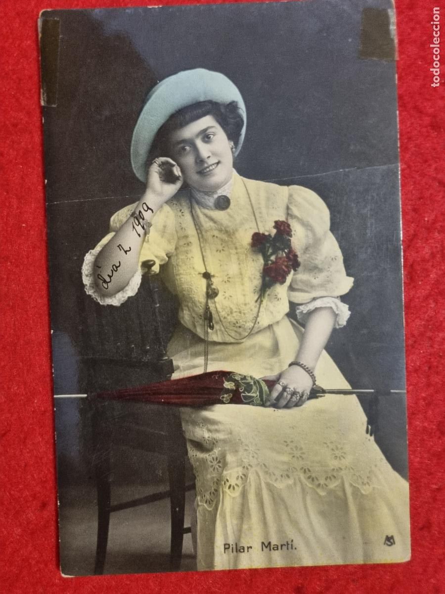 Postales: POSTAL ACTRIZ TEATRO CUPLETISTA PILAR MARTI ANTIGUA ORIGINAL P2450