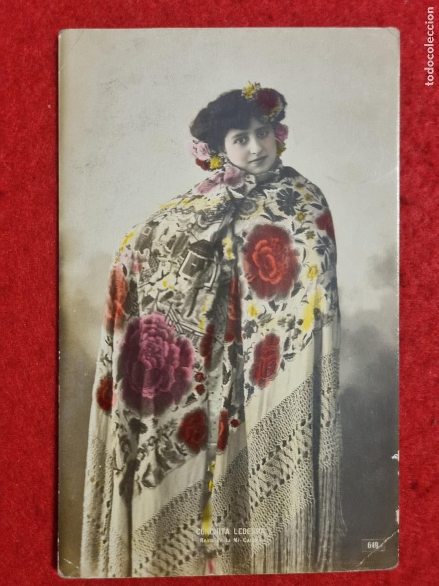 Postales: POSTAL ACTRIZ TEATRO CUPLETISTA CONCHITA LEDESMA ANTIGUA ORIGINAL P2451