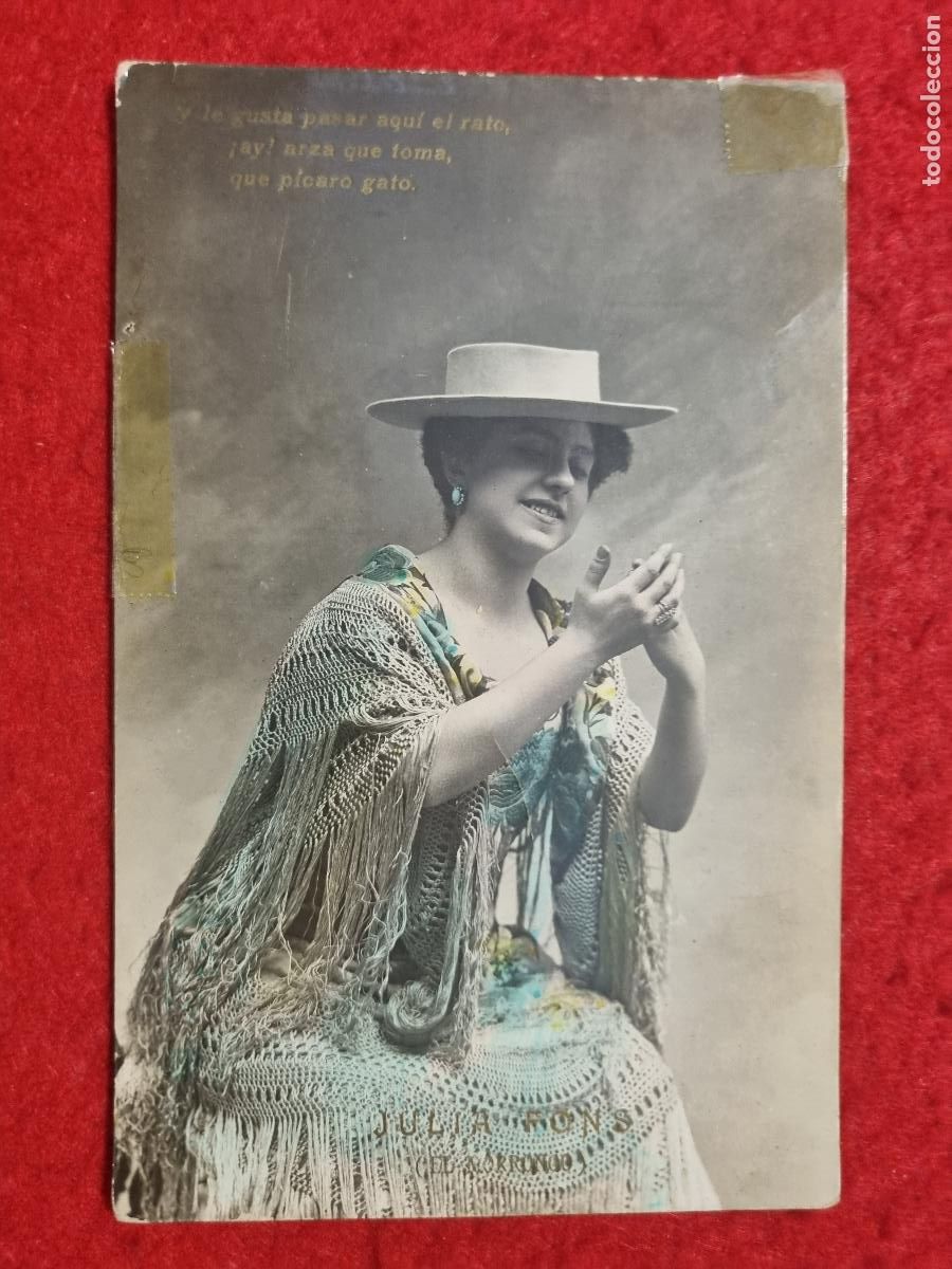 Postales: POSTAL ACTRIZ TEATRO CUPLETISTA JULIA FONS ANTIGUA ORIGINAL P2452