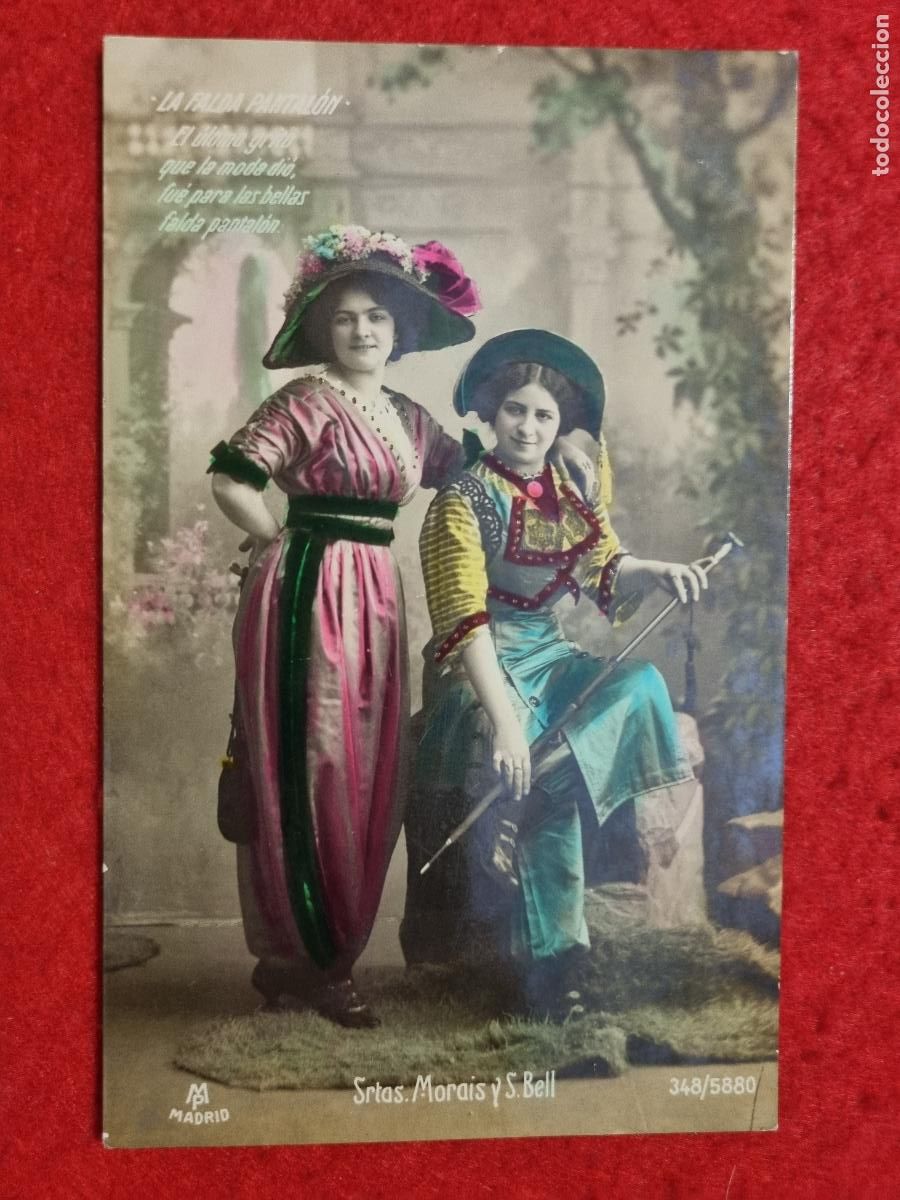 Postales: POSTAL ACTRIZ TEATRO CUPLETISTA MORAIS Y S BELL ANTIGUA ORIGINAL P2453